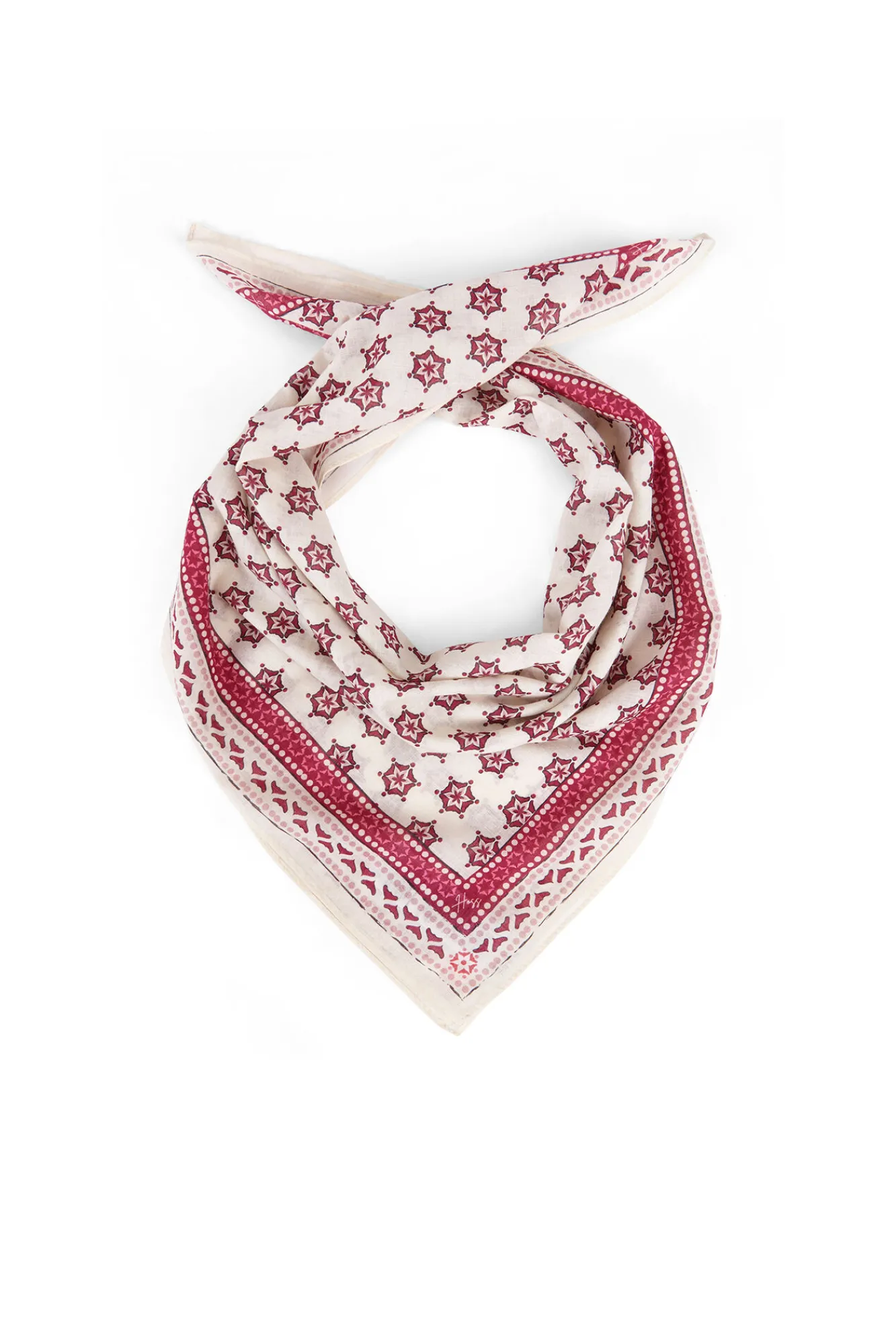 Hoss Intropia Miranda. Fular bandana estampada