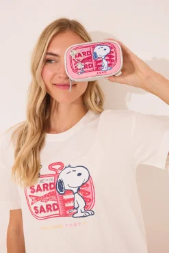 Women'secret Monedero Snoopy rosa metalizado