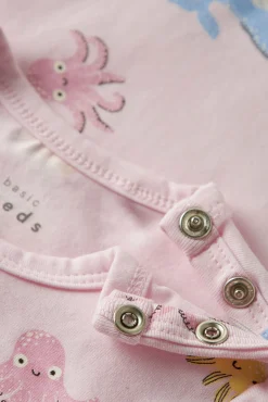 Crianças Name it Mono de manga corta con algodón orgánico estampado