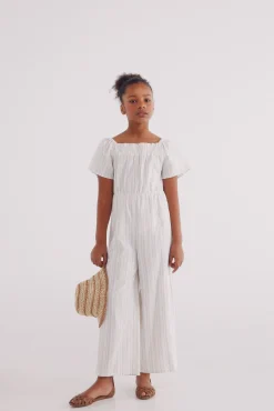 Crianças Springfield Kids Mono lino rayas niña