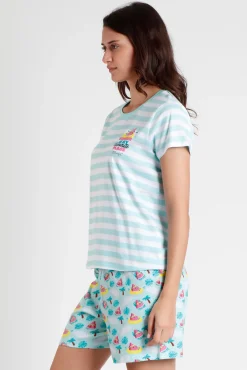 Mr. Wonderful MR WONDERFUL Pijama Manga Corta Sandia para Mujer