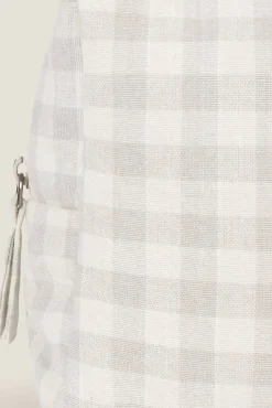 Textura Neceser de cuadros vichy