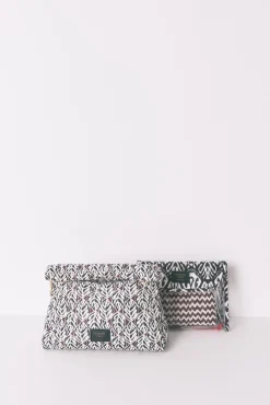 Women'secret Neceser grande acolchado print hojas