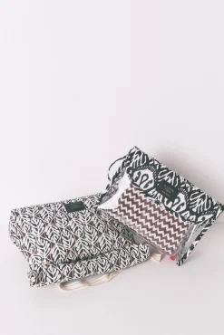 Women'secret Neceser grande acolchado print hojas