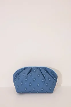 Women'secret Neceser grande acolchado azul
