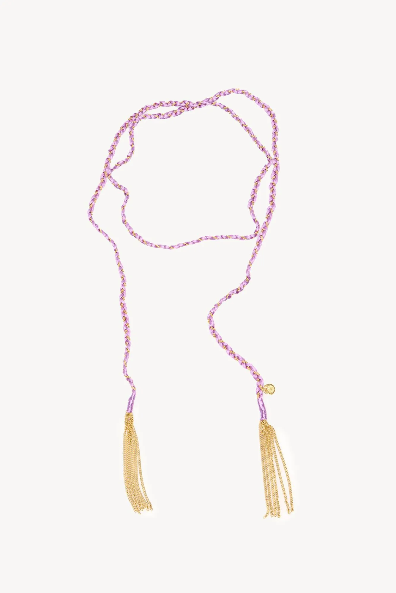 Hoss Intropia Nicole.Collar largo cadena trenzada
