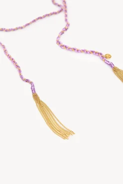 Hoss Intropia Nicole.Collar largo cadena trenzada
