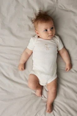 Crianças Name it Pack 3 bodies bebé estampados