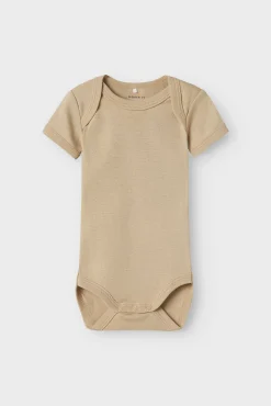 Crianças Name it Pack 3 bodies bebé estampados