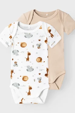 Crianças Name it Pack 2 body bebé unisex