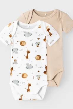 Crianças Name it Pack 2 body bebé unisex