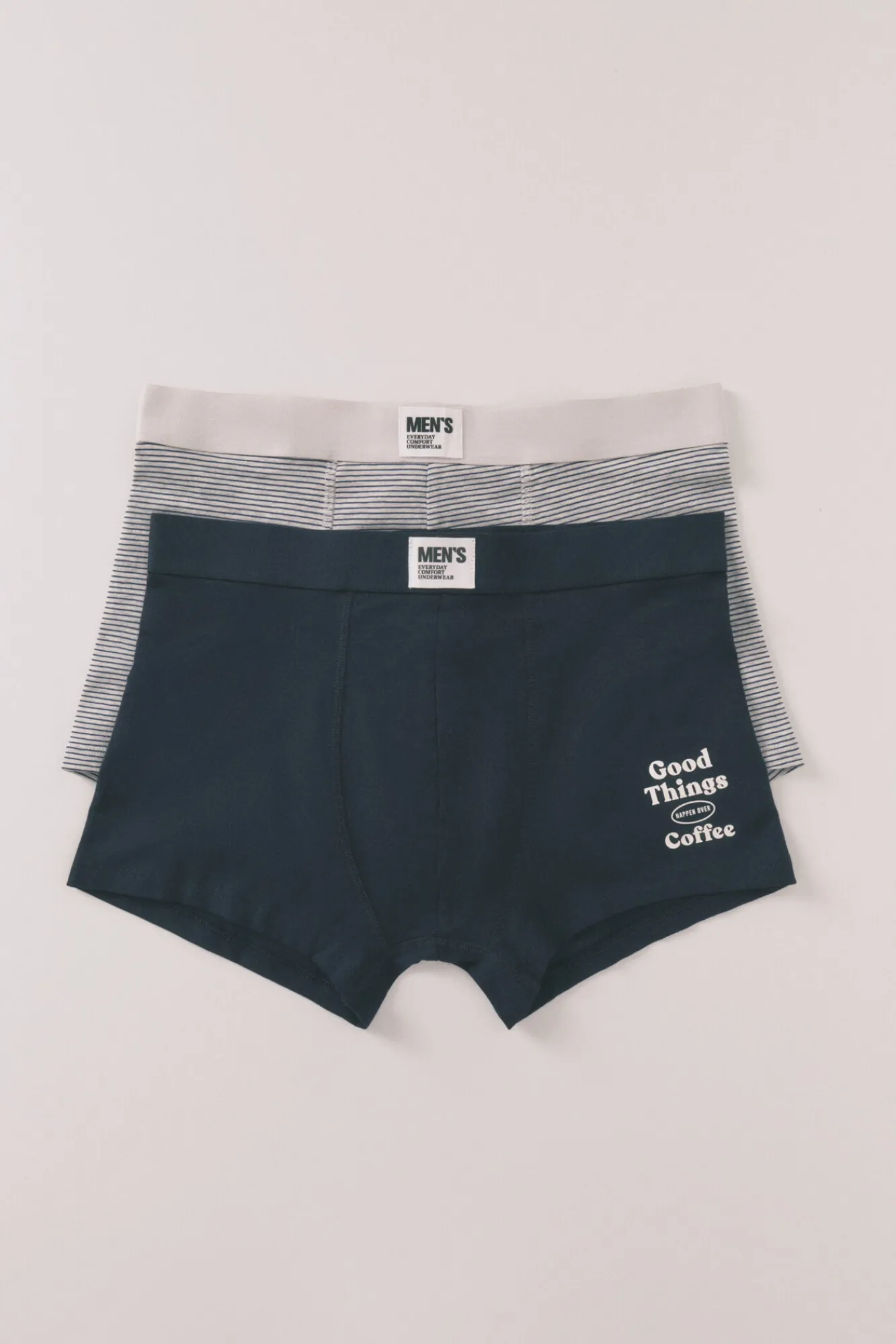 Women'secret Pack 2 boxers rayas azul