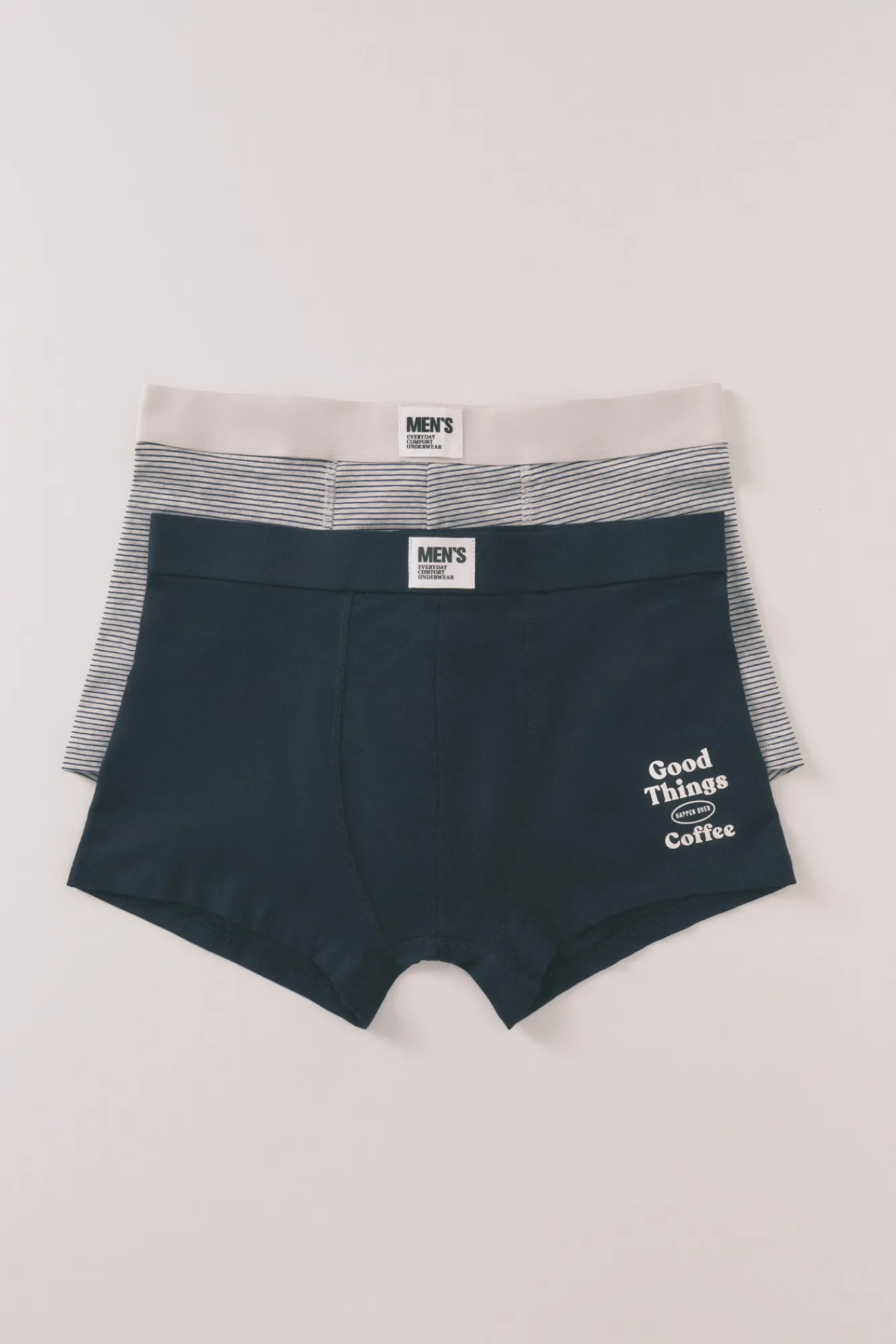 Women'secret Pack 2 boxers rayas azul