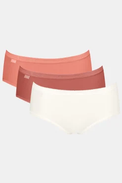 Sloggi Pack 3 bragas altas sin costuras