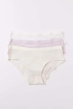 Women'secret Pack 3 bragas anchas algodón logo