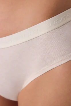 Women'secret Pack 3 bragas anchas algodón logo