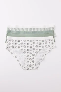 Women'secret Pack 3 bragas anchas algodón logo