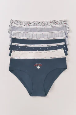 Women'secret Pack 7 bragas anchas Mickey multicolor