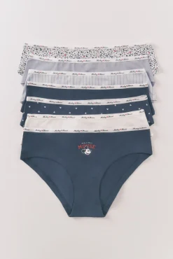 Women'secret Pack 7 bragas anchas Mickey multicolor