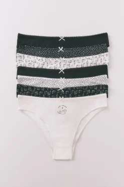 Women'secret Pack 7 bragas brasileñas gatitos multicolor