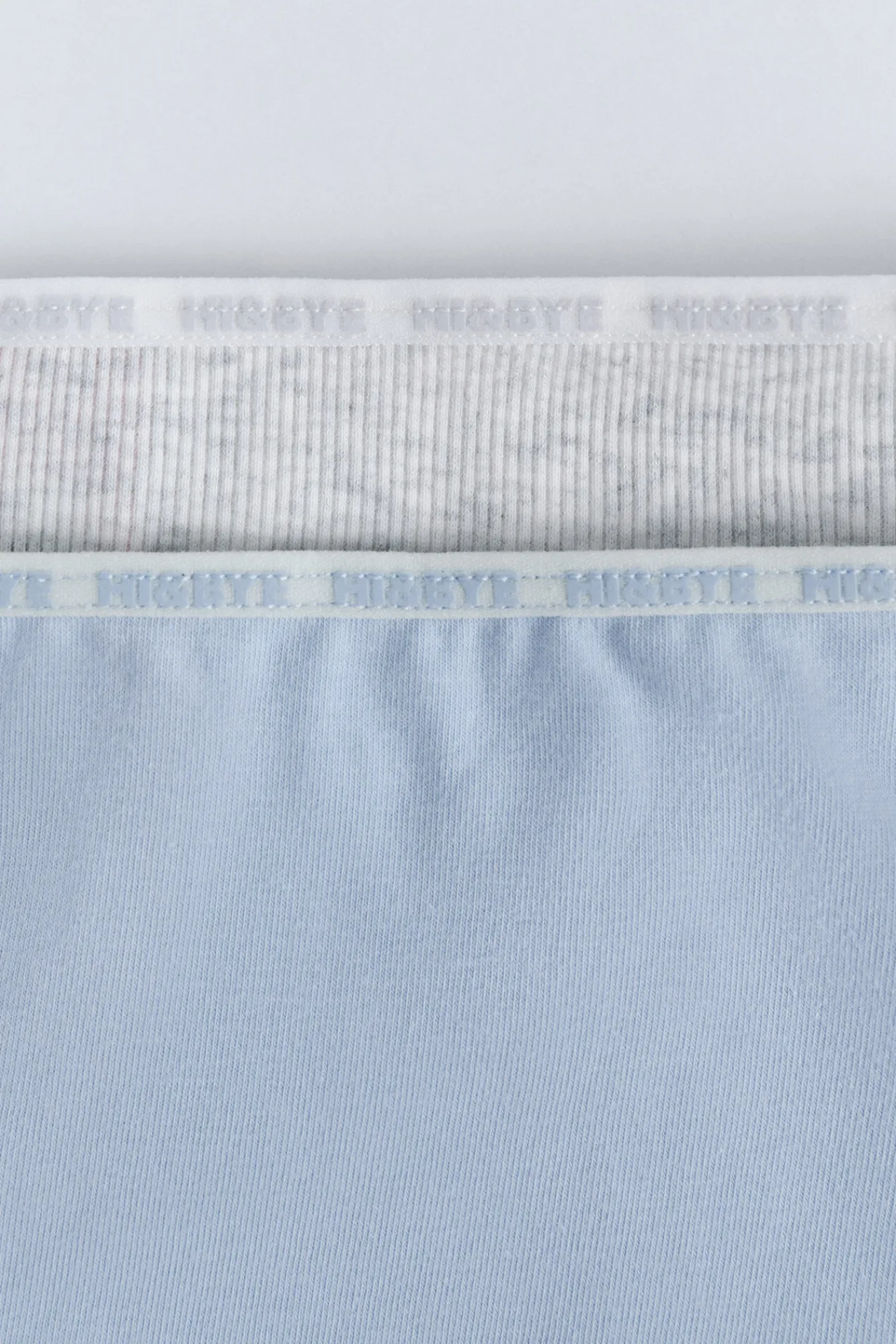 HI&BYE Pack 2 bragas bóxer azul, gris