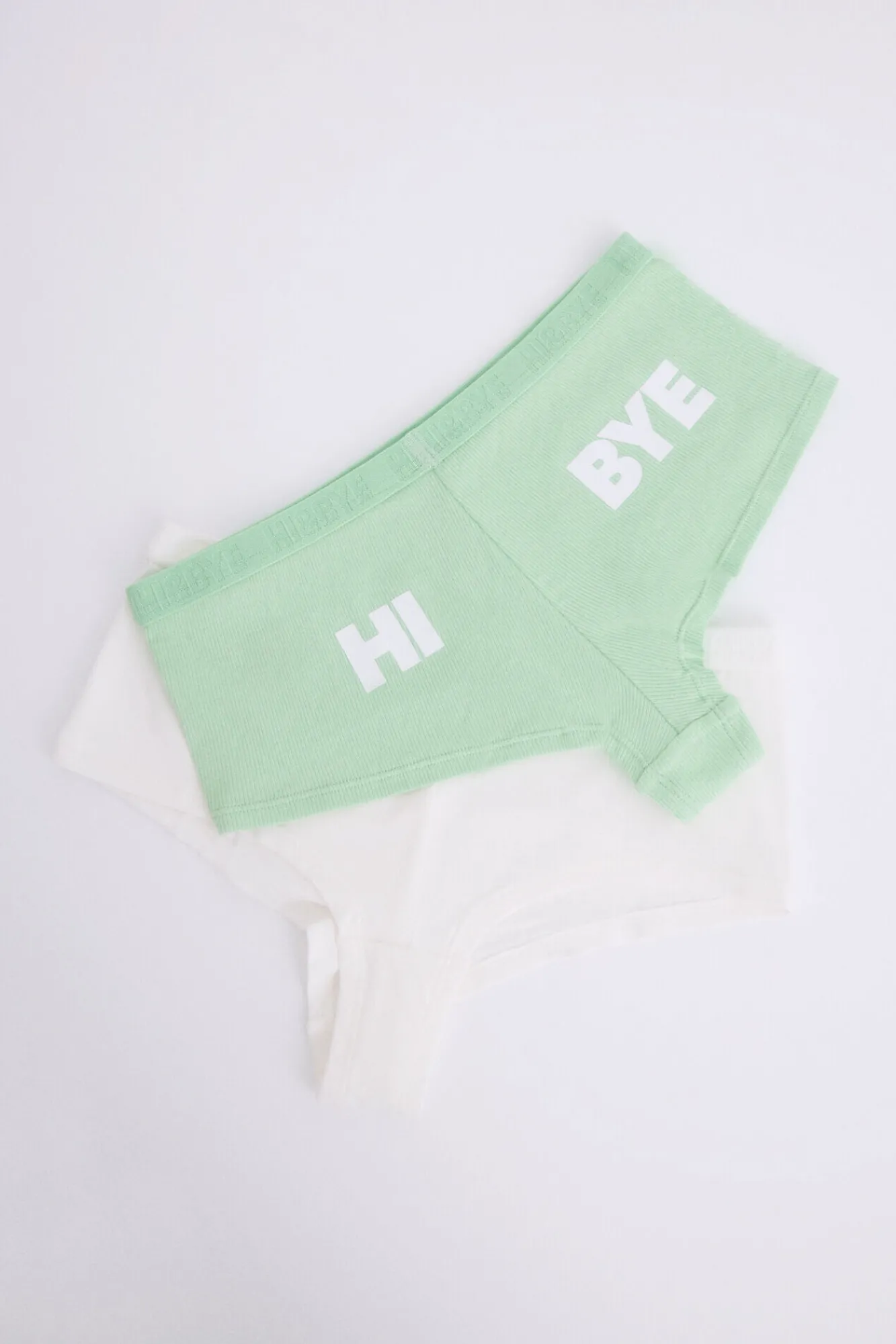 HI&BYE Pack 2 bragas bóxer , verde