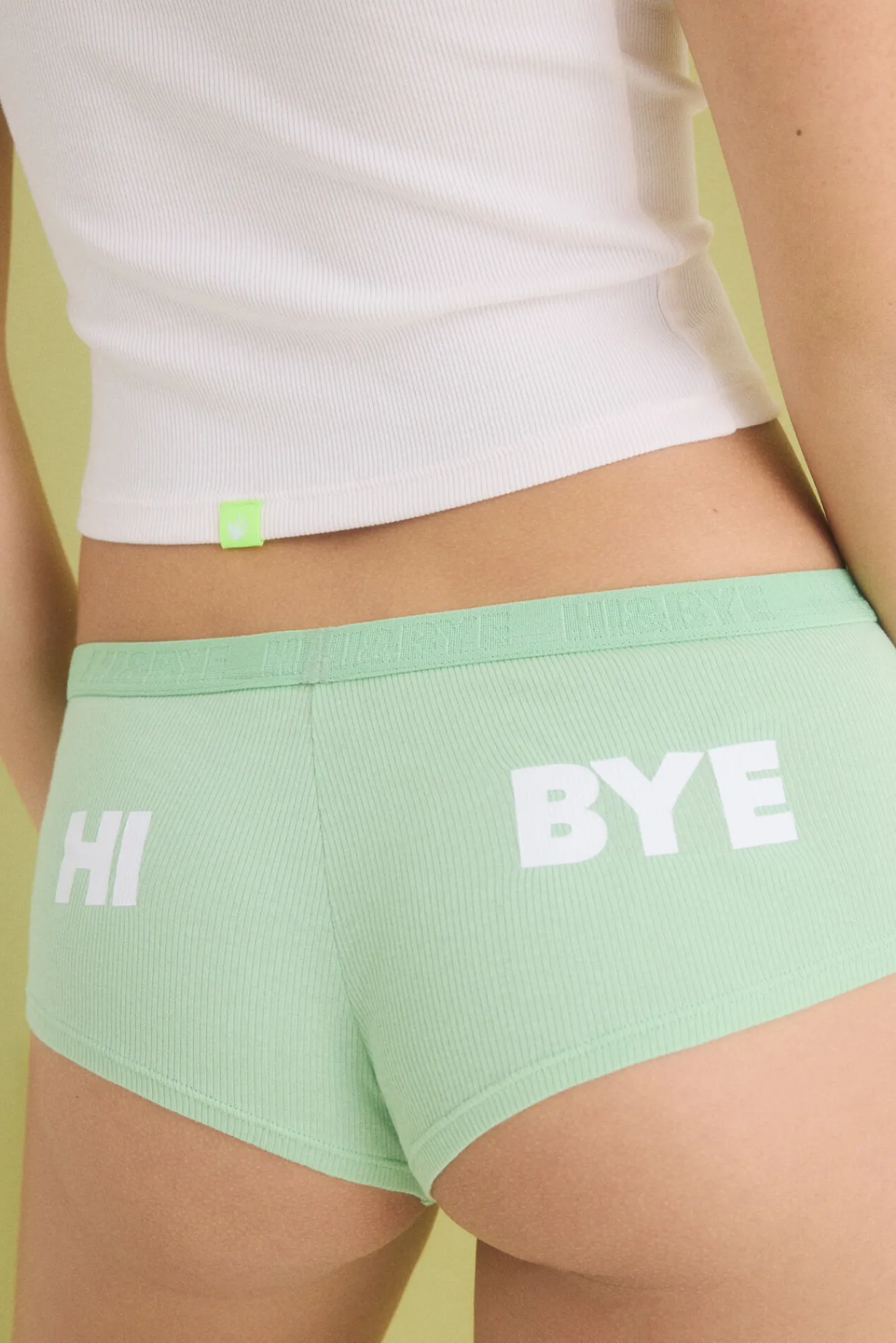 HI&BYE Pack 2 bragas bóxer , verde