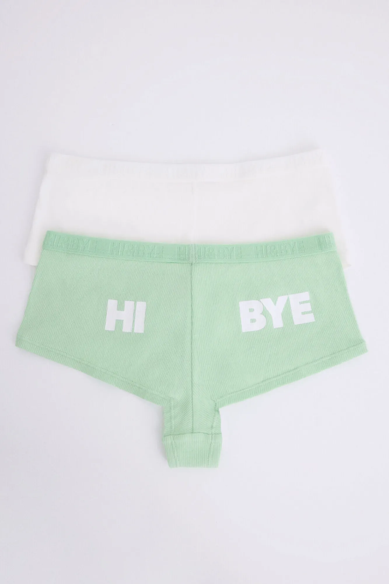 HI&BYE Pack 2 bragas bóxer , verde