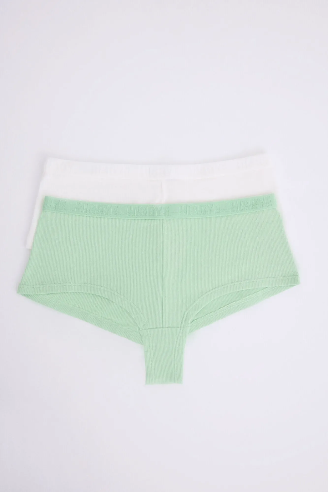 HI&BYE Pack 2 bragas bóxer , verde