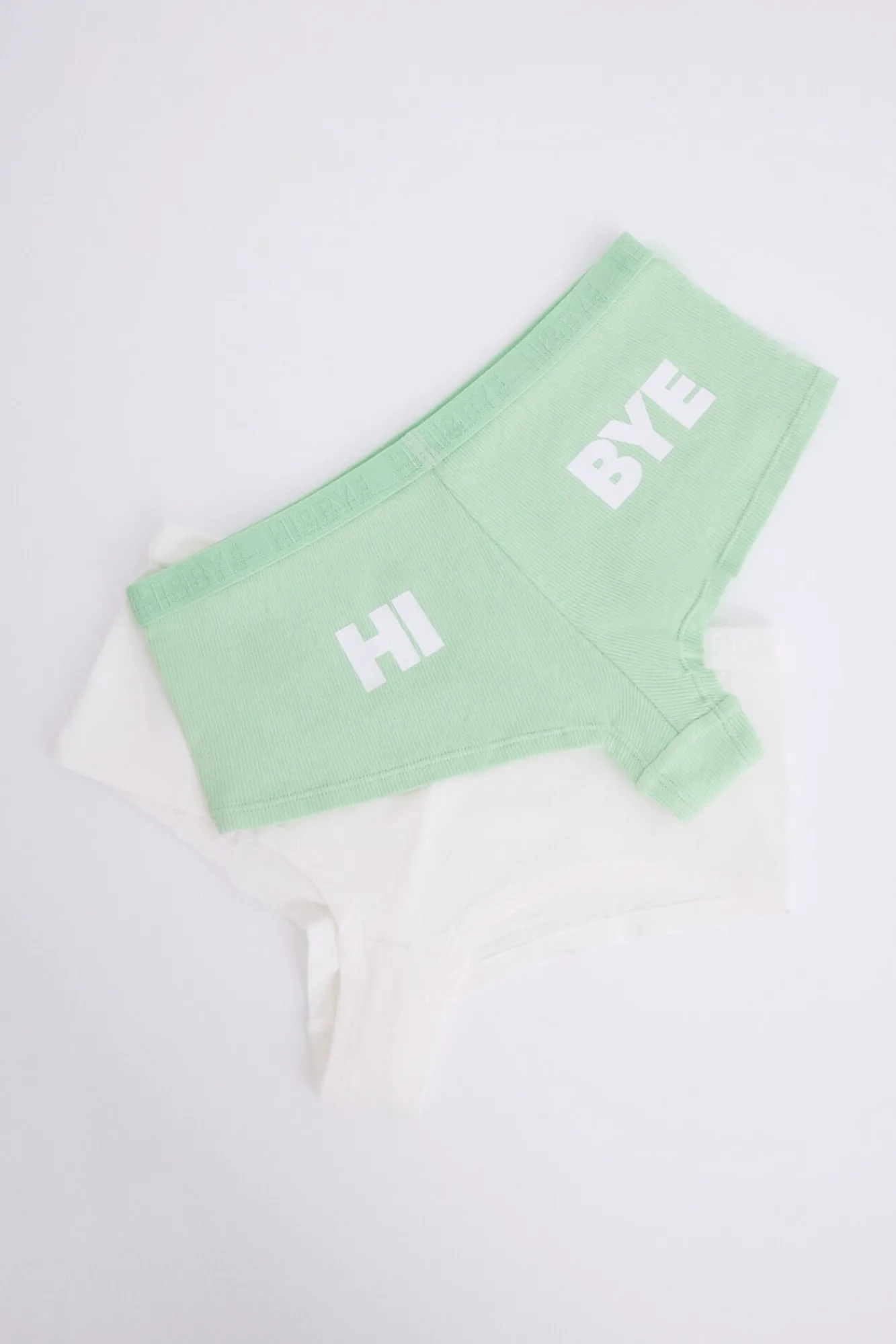 HI&BYE Pack 2 bragas bóxer , verde
