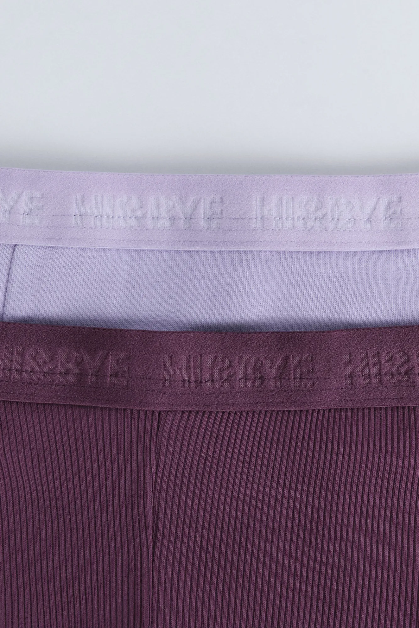HI&BYE Pack 2 bragas bóxer morado, rosa