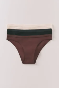 Women'secret Pack 3 bragas clásicas canalé