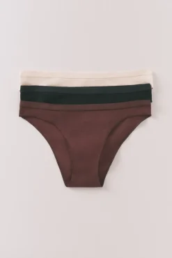 Women'secret Pack 3 bragas clásicas canalé