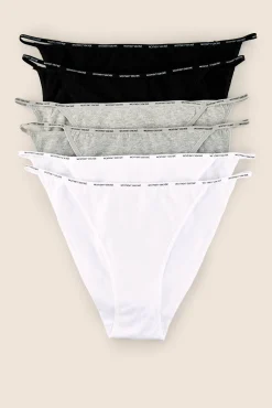 Women'secret Pack 6 bragas clásicas de tira algodón orgánico