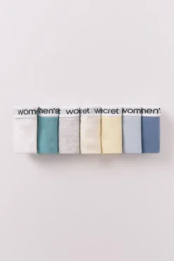 Women'secret Pack 7 bragas clásicas logo