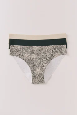 Women'secret Pack 3 bragas clásicas micro oscuro