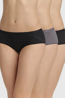 DIM Pack 3 bragas culotte Pockets Coton