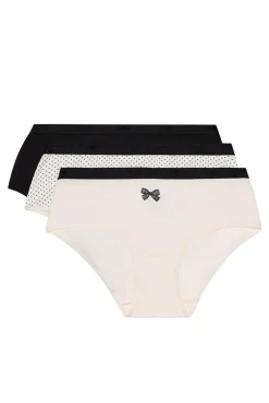 DIM Pack 3 bragas culotte Pockets Coton