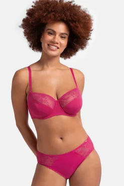 Dorina Pack 2 bragas hipster encaje rosa y nude