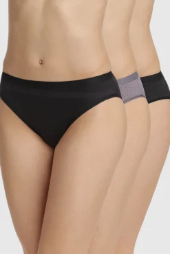 DIM Pack 3 bragas Pockets Coton