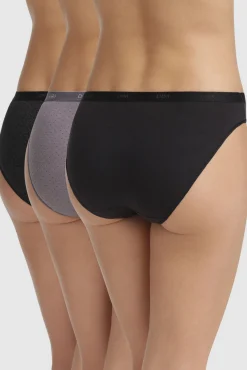 DIM Pack 3 bragas Pockets Coton