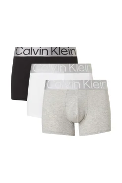 Calvin Klein Pack 3 bóxer cinturilla brillante