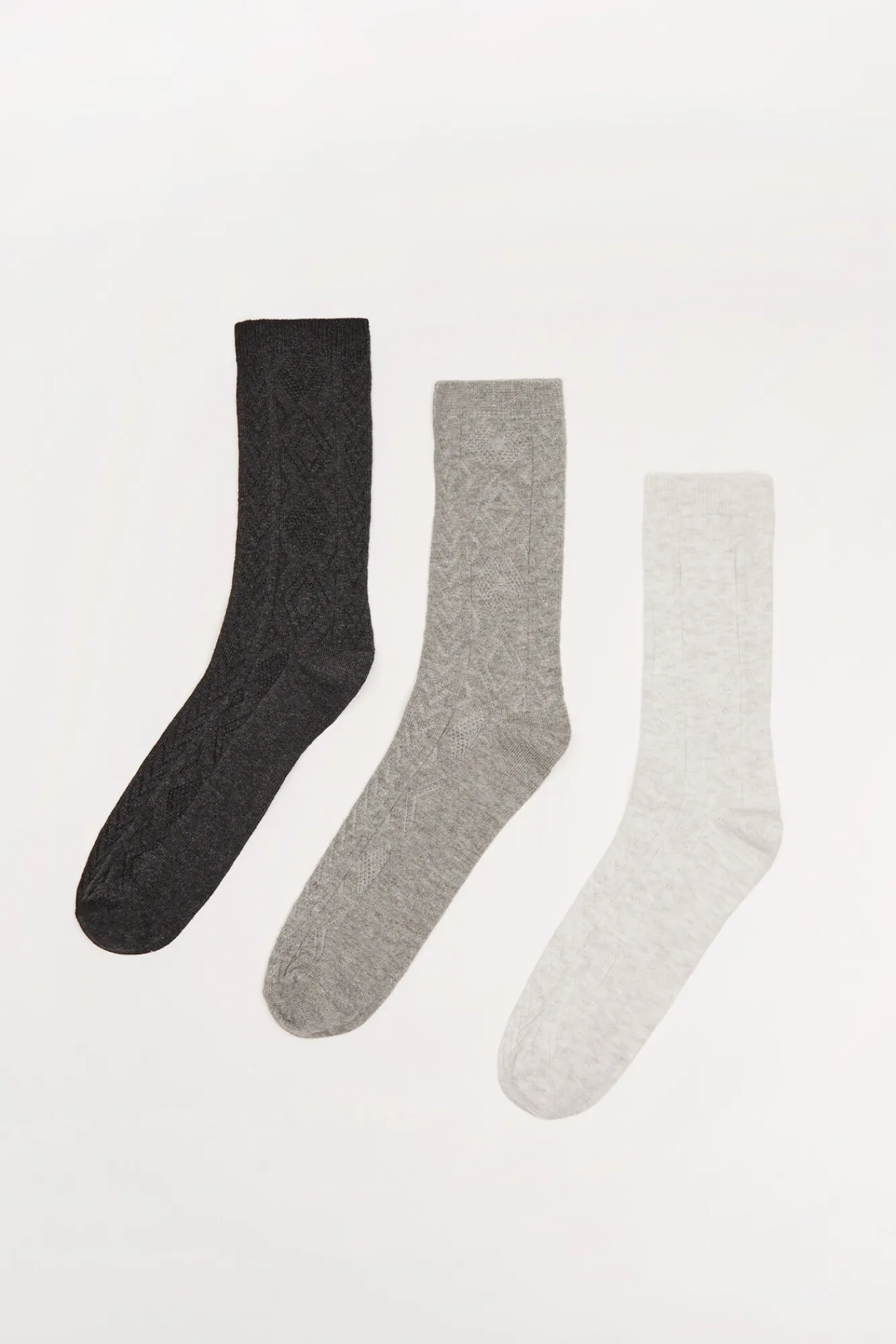 Women'secret Pack 3 calcetines algodón textura