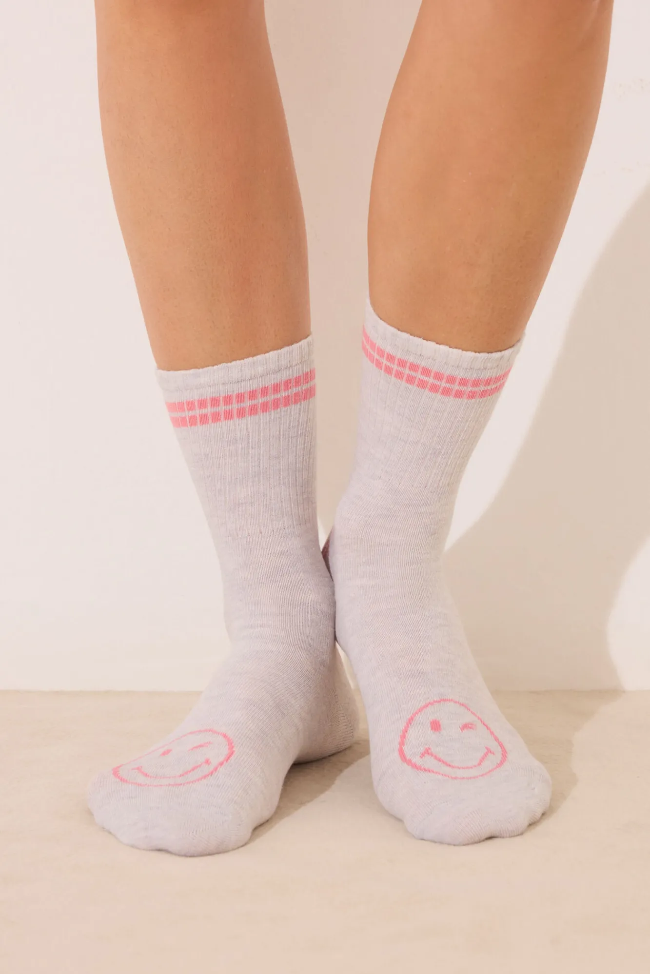 Women'secret Pack 3 calcetines altos print SmileyWorld®