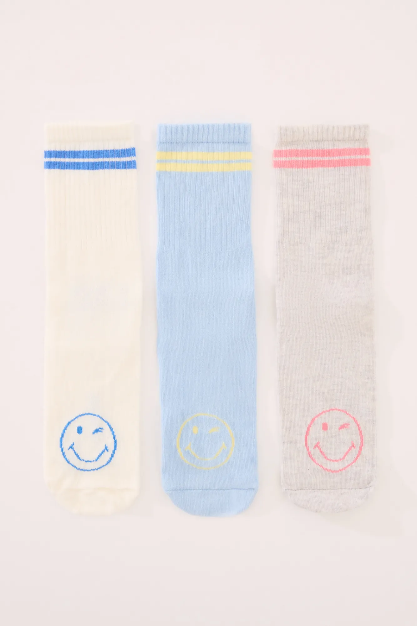 Women'secret Pack 3 calcetines altos print SmileyWorld®