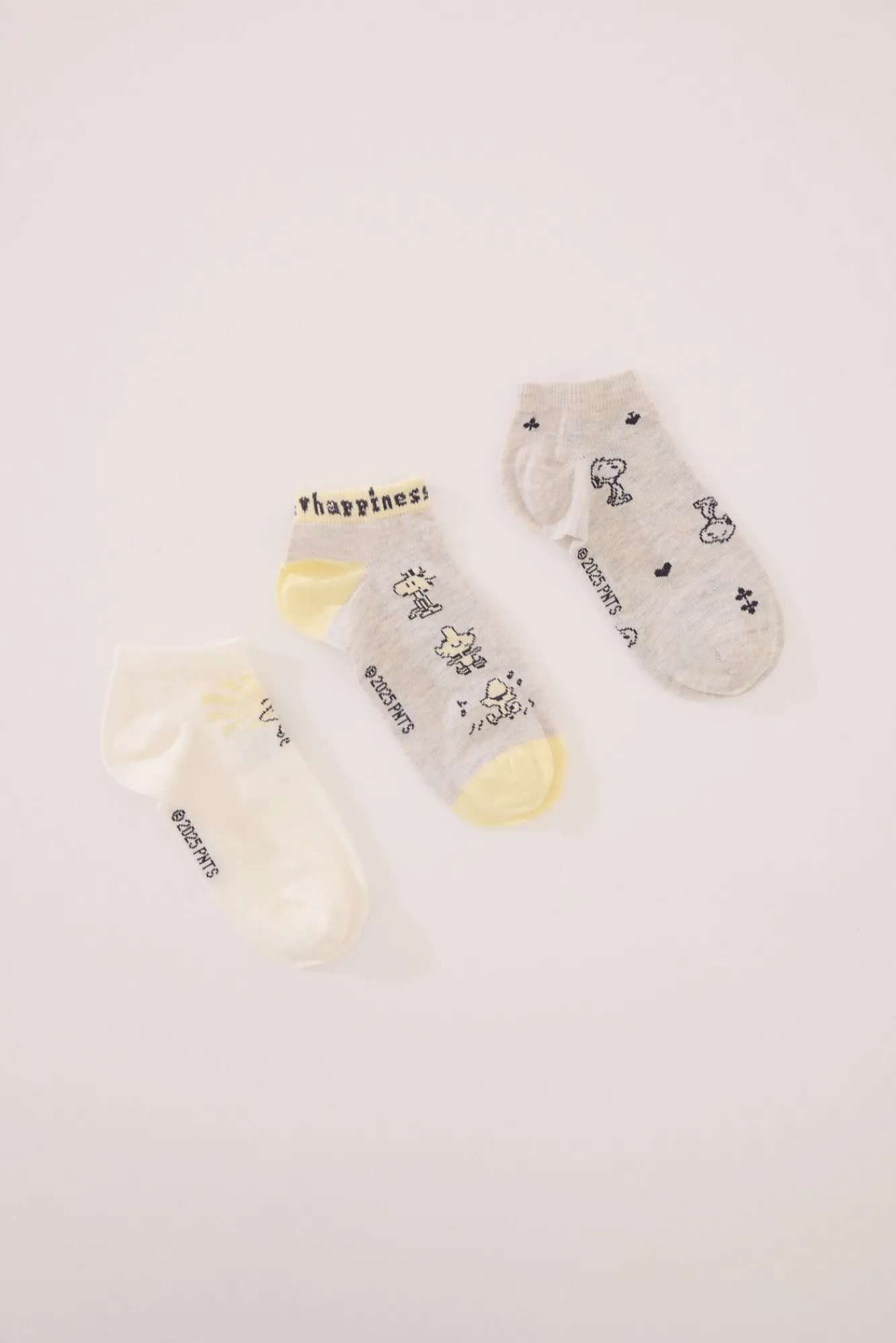 Women'secret Pack 3 calcetines cortos Snoopy