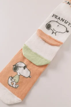 Women'secret Pack 3 calcetines cortos Snoopy