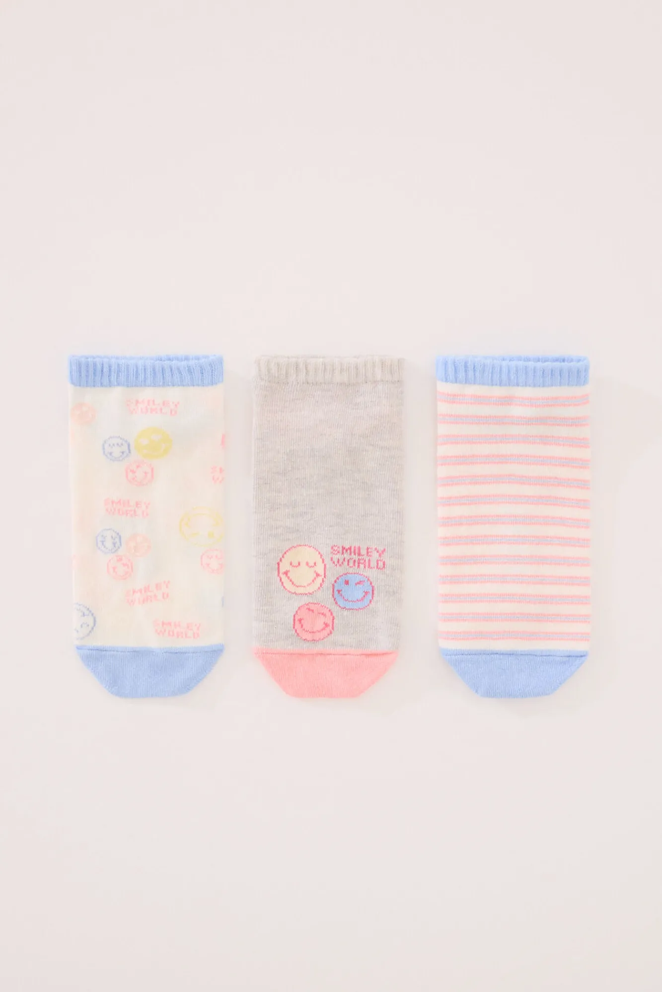 Women'secret Pack 3 calcetines cortos SmileyWorld®