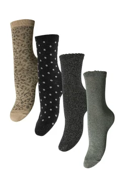 Pieces Pack 4 calcetines de lurex