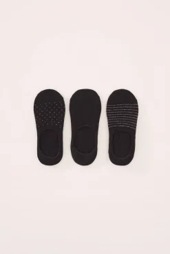 Women'secret Pack 3 calcetines invisibles algodón